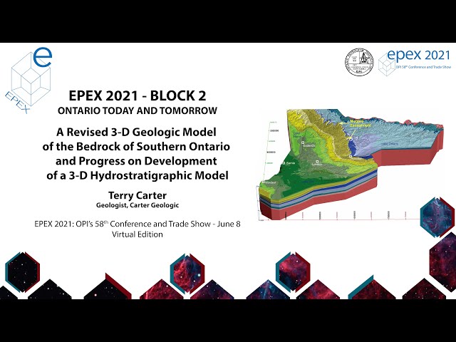 A Revised 3-D Bedrock Model of Southern Ontario & Progress on a 3-D Hydrostratigraphic Model