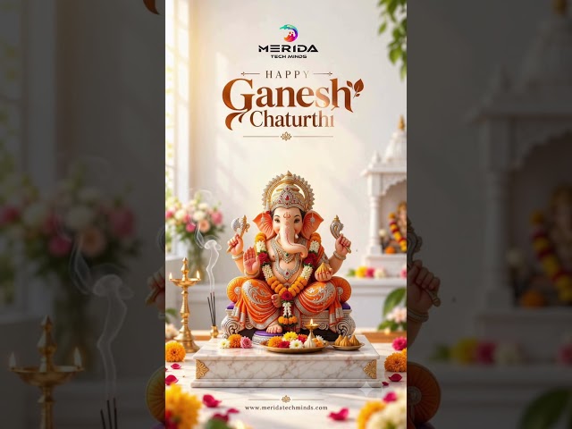 Happy Ganesh Chaturthi 2026 🐘 | Wisdom, Growth & New Beginnings | Merida Tech Minds