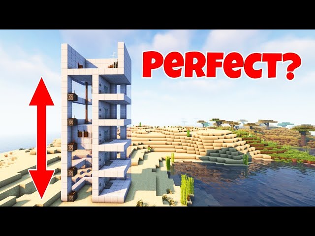 THE PERFECT MINECRAFT ELEVATOR?..........Create Mod Tutorial