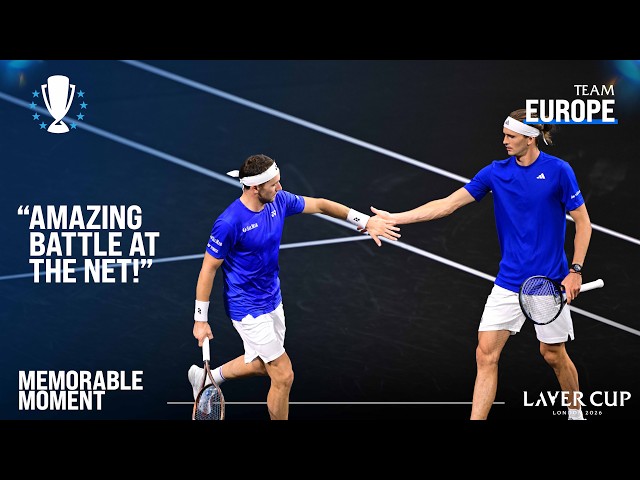 Ruud & Zverev Win Crazy Net Battle! | Laver Cup 2026