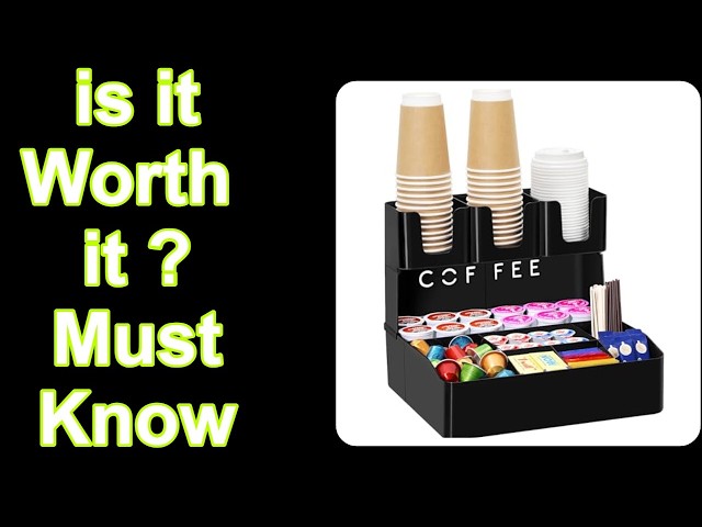 Lifewit 2-tier Coffee Station Organizer Features & Must-Know Details