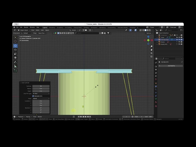 How to Make a dining table in Blender Hindi me #freestor #blender #blender3dmodeling
