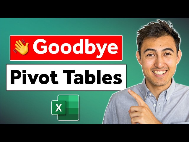 I Don't Use Pivot Tables Anymore…I Use This Instead
