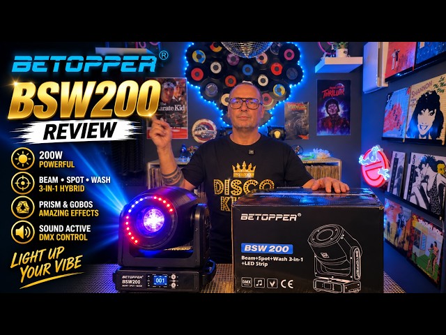 BETOPPER BSW200 Review 🔥 Is This the Perfect Moving Head for DJs?