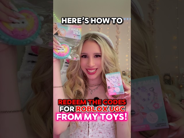 HOW To REDEEM the “CODES” For ROBLOX UGC From My TOYS… 🥳