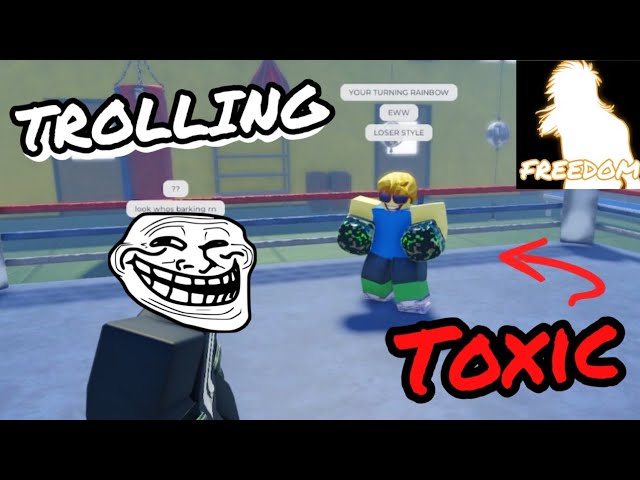 TROLLING TOXIC PLAYERS WITH FREEDOM | UNTITLED BOXING GAME!