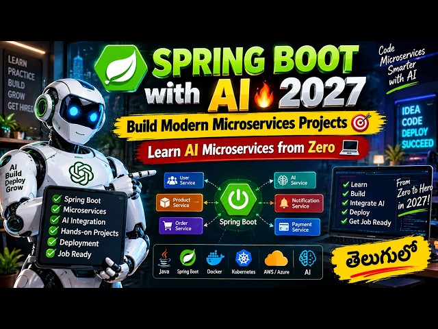 Spring Boot & Microservices with AI 2027 – Complete Beginner Roadmap | Spring AI Jobs | Naresh IT