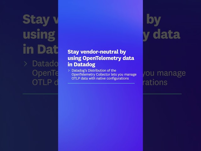Unifying OpenTelemetry & Datadog | #Observability #OpenTelemetry #datadog