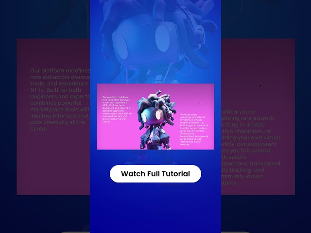 Animated website || Full tuorial