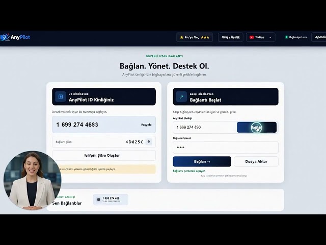 Gönderdiğim AnyPilot ekran gör