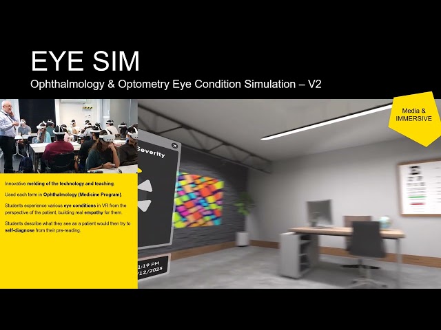 Immersive Projects Showcase 2024 T2 Eye Sim