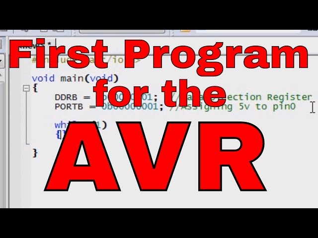 10. Arduino for Production! How to Write our first program and transfer to the AVR Microcontroller