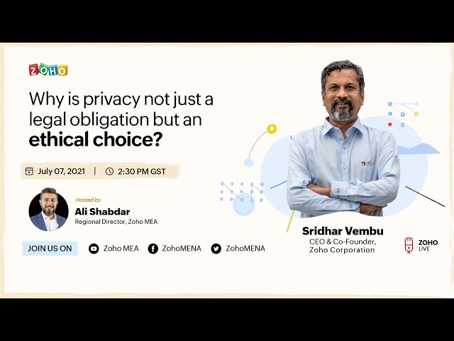 Why is privacy not just a legal obligation but an ethical choice?