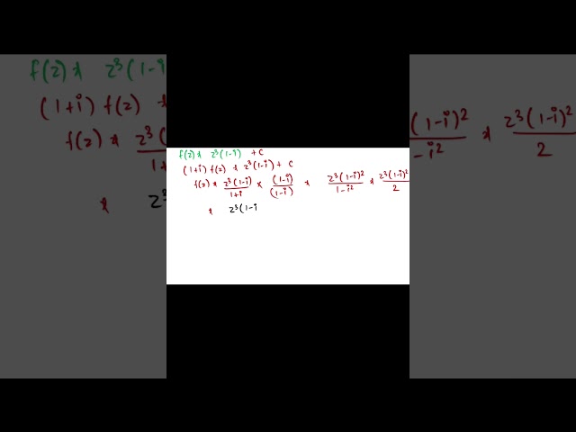 part 3 |milne Thomson method|applied mathematics 2|complex analysis#education #btech#exampreparation