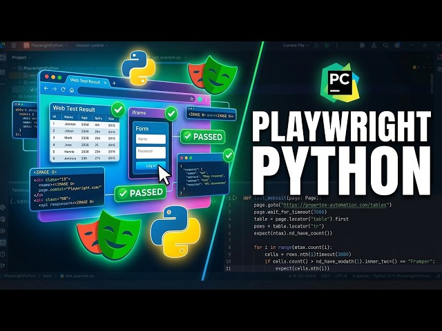 Playwright Python Full Course: Build Robust Automation Frameworks