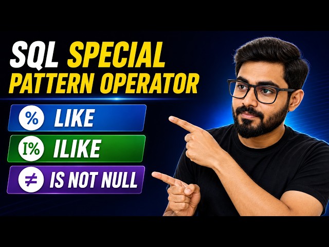 SQL Operators That Make WHERE Clauses SHORTER & SMARTER | LIKE, ILIKE, IS NOT NULL