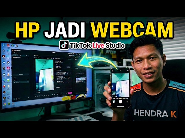 HP Jadi Webcam di Tiktok Live Studio
