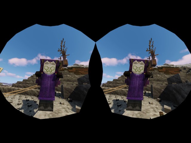 [3D] Vivecraft 1.17 (Minecraft VR) Gameplay with Shaders - Part 5
