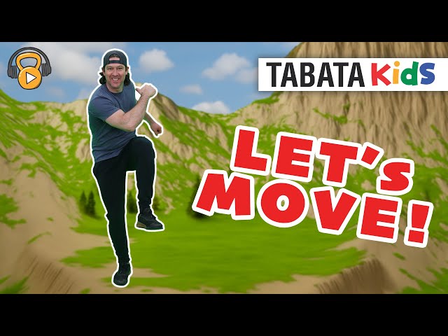 Let's Move! Tabata Kids Workout | Brain Break | Warm Up