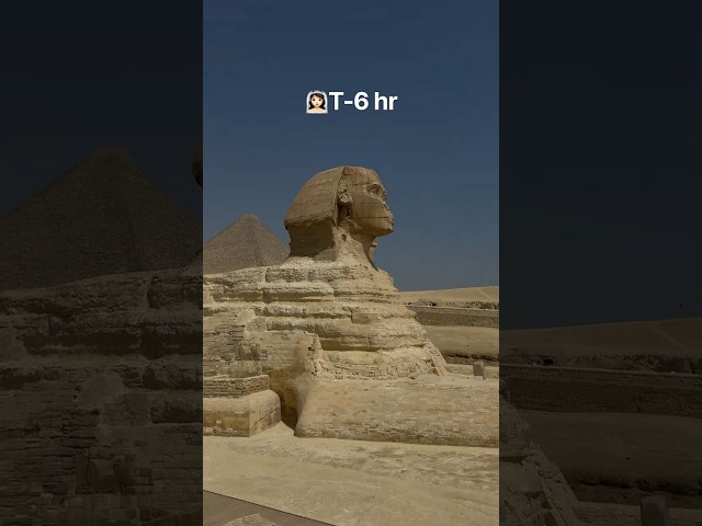 The pyramids before THE WEDDING 👰🏻♀️