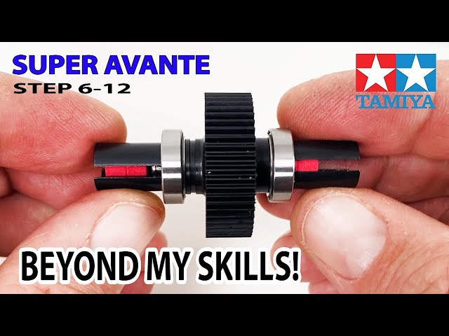 BUiLDiNG the Tamiya Super Avante TD4 - Step by Step 6-12: Diff Trouble, Foam and Rear Suspension