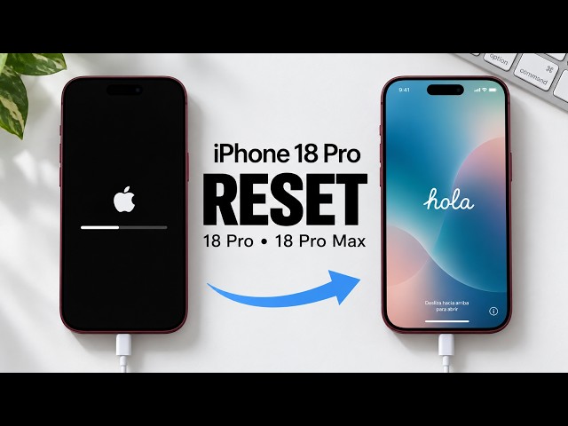 How to Reset iPhone 18 Pro & 18 Pro Max – Factory Reset With or Without Passcode