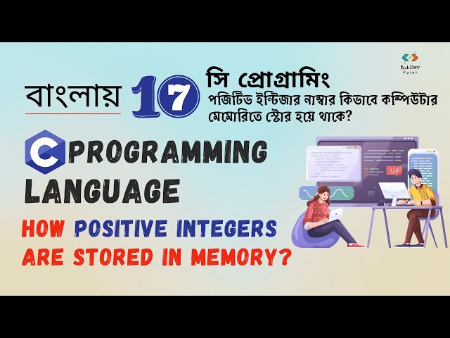 পজিটিভ ইন্টিজার নাম্বার কিভাবে মেমোরিতে স্টোর হয়ে থাকে|How positive integers are stored in memory