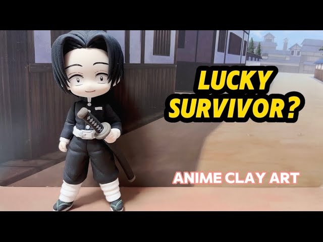 HOW TO MAKE MURATA (DEMON SLAYER) WITH CLAY ✨ ANIME FIGURE DIY