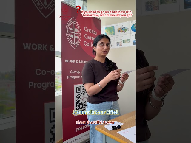 Public speaking is a challenge. Doing it in French? That is a superpower! | Create Career College