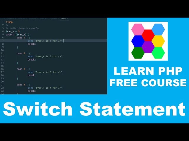 Learn PHP - Part 9 | Switch Statement