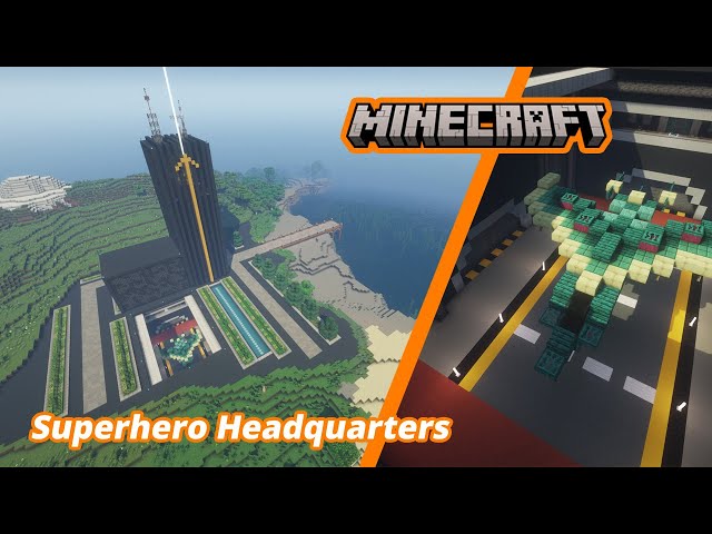 Superhero Headquarters [Minecraft Build Creative Idea]