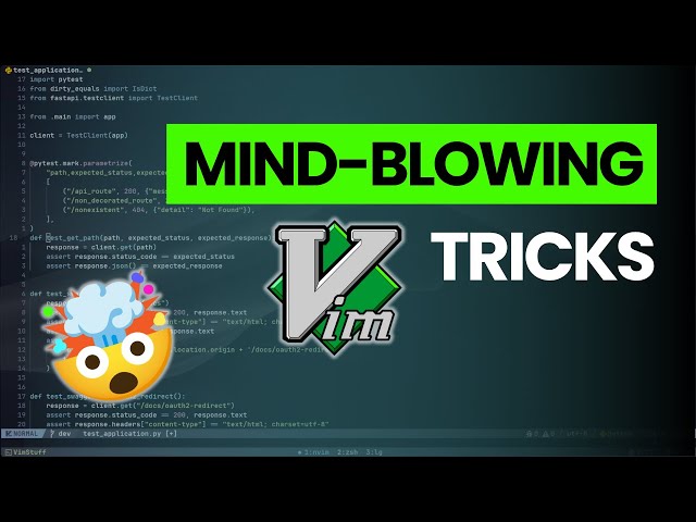 More Vim Tricks That Blew My Mind