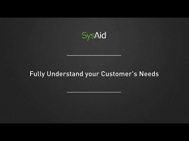 Stuart Rance's ITSM Tip #13:  Our Customer's Needs