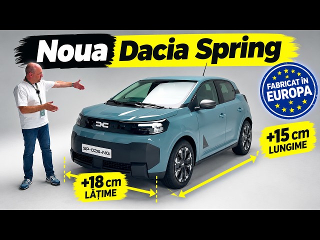The new Dacia Spring produced in Europe