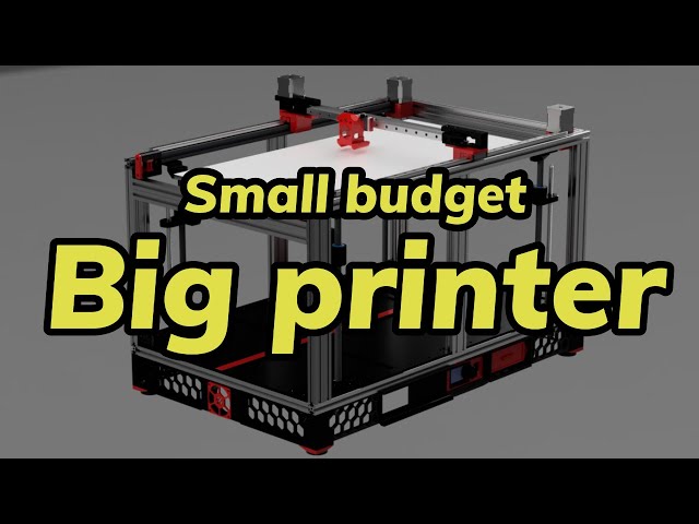 The RIFF 600/900 3D printer 1 - design and frame