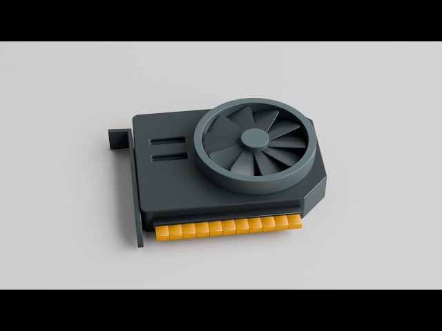 How to Model a Graphics Card in Blender | Beginner Tutorial