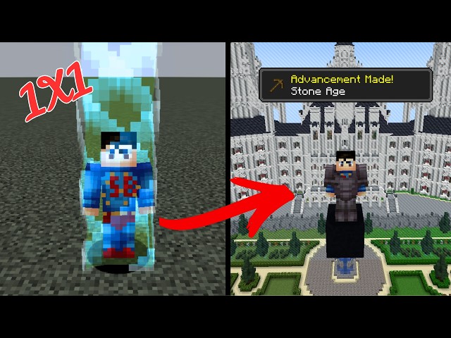 Minecraft, But Advancements UNLOCK The World