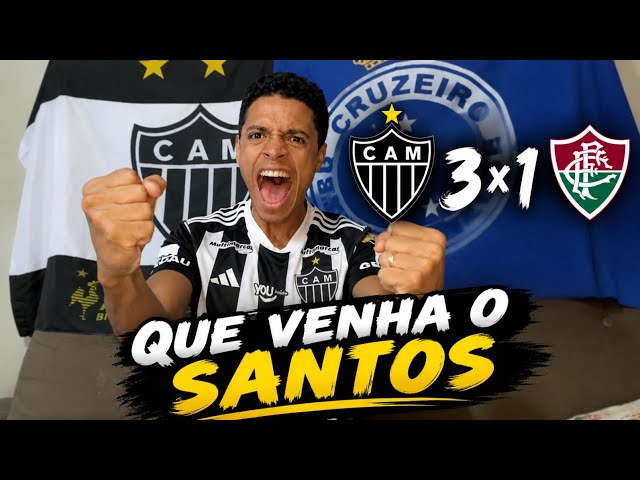REACT ATLÉTICO MG 3x1 FLUMINENSE HIGHLIGHTS | BRING ON NEYMAR'S SANTOS
