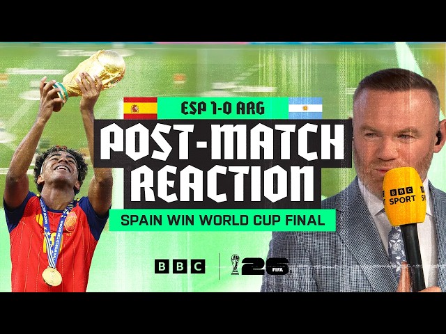 Spain 1-0 Argentina 🇪🇸🇦🇷 | Post-Match Reaction | 2026 FIFA World Cup Final