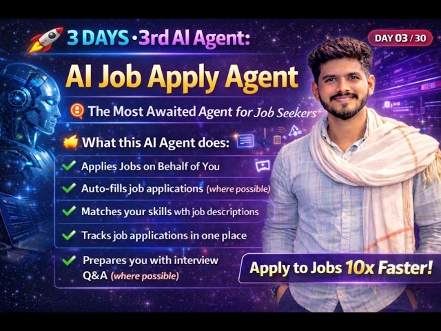 AI Job Apply Agent (LLM + Python + Browser Automation)