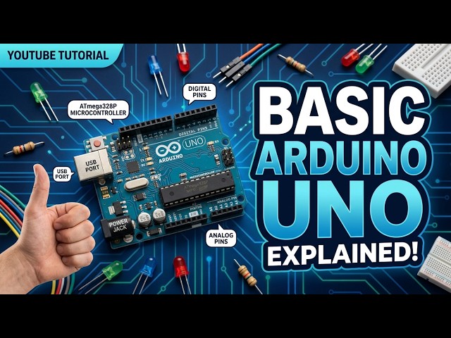 Basic Arduino UNO in 8 minutes