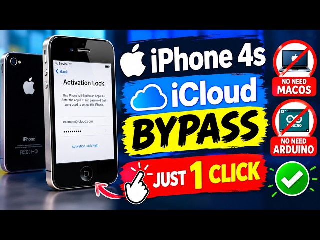 iPhone 4s iCloud Bypass - No Arduino, No Mac | Quick & Easy Solution