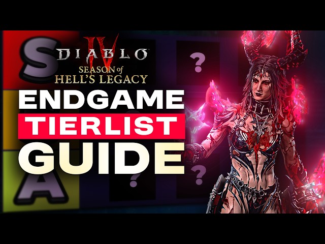 UPDATED Endgame Builds TIER LIST for Every Class in Diablo 4 Season 15