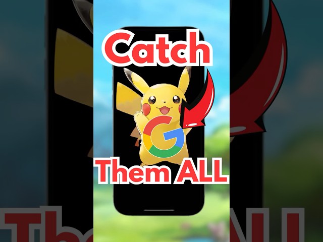 Catching Pokemon On GOOGLE?! #pokemon #shorts