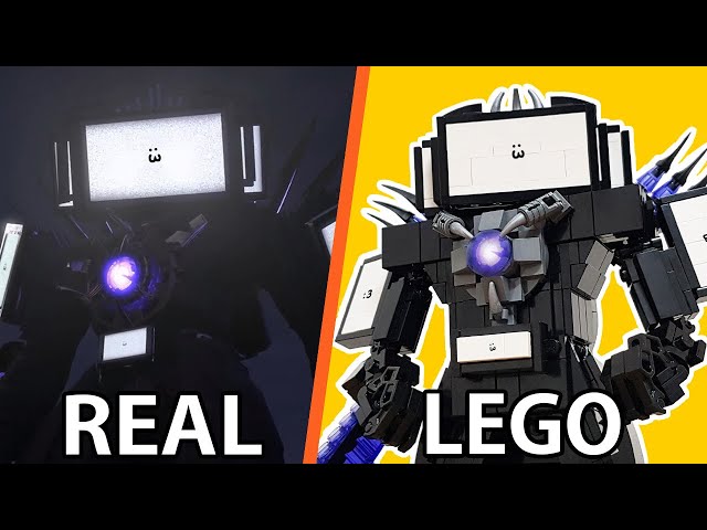 LEGO Skibidi Toilet Titan TV Man 3.0 Tutorial Speed Building Animation