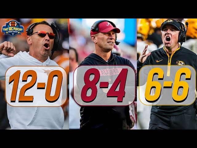 Analytics Model Predicts 2025 Records For All 16 SEC Teams