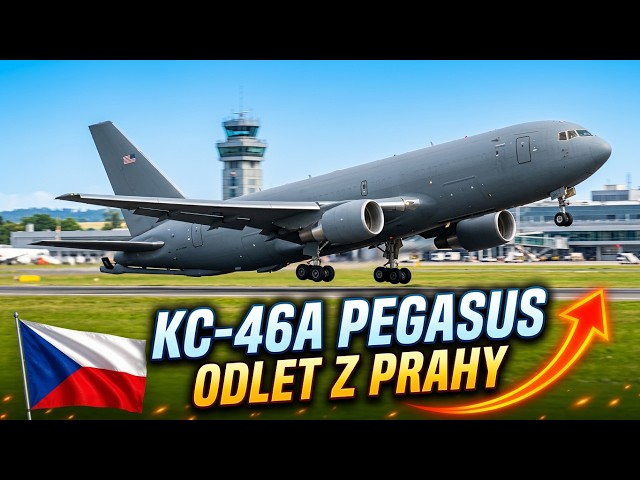 📸 KC-46A Pegasus po letech znovu v Praze! (LKPR) 🇺🇸✈️