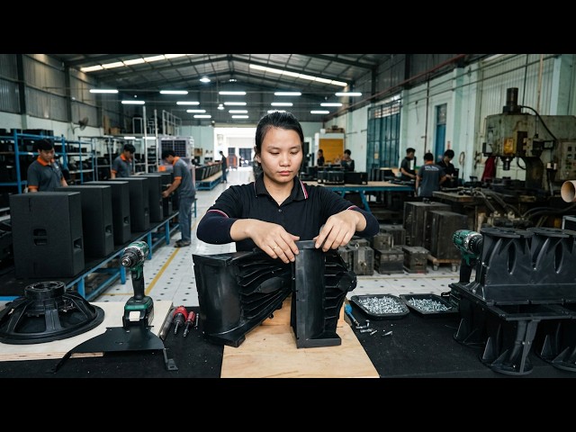 Mass Production of Loudspeakers: Incredible Vietnam Factory Manufacturing Process