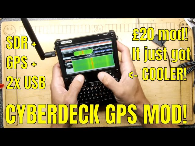 clockwork uConsole cyberdeck - Internal GPS and USB hub hack