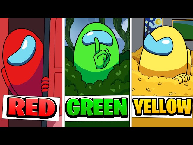 Using Only ONE COLOR in Among Us Hide N' Seek?!